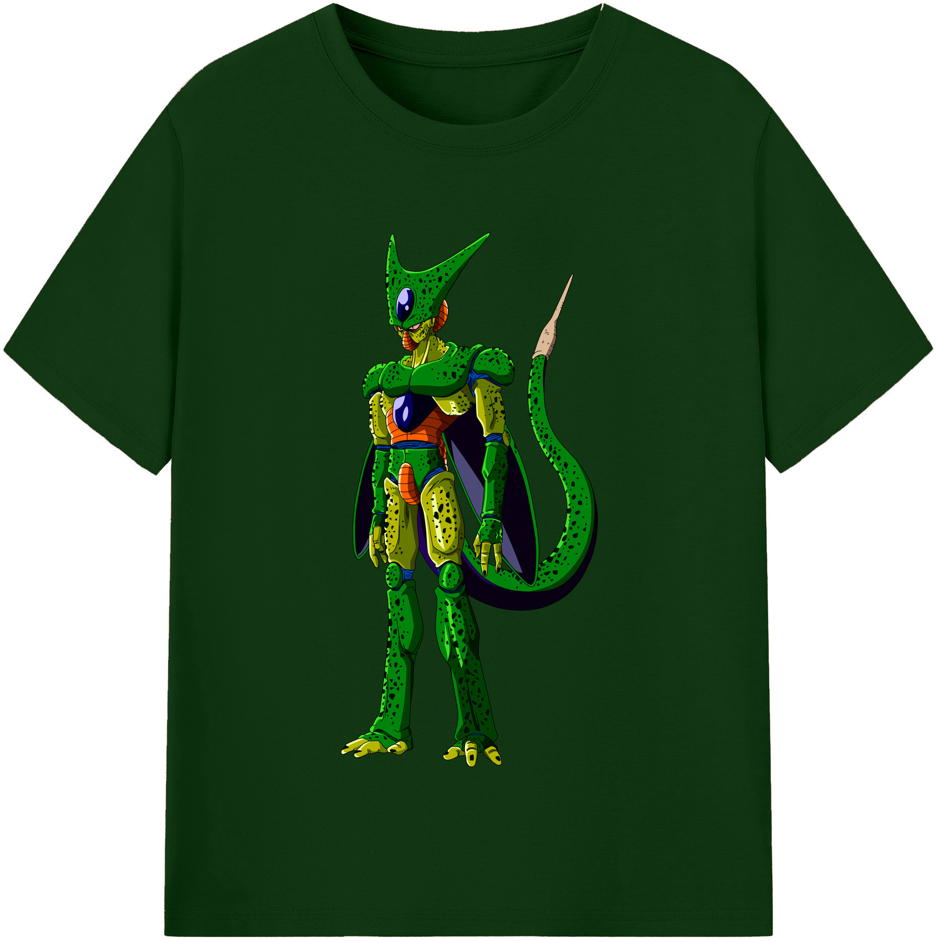 （画像用） ドラゴンボール セル DRAGON BALL Cell 綿100％半袖Tシャツ（フロントプリント）